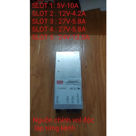 Nguồn Meanwell 5V-5A 12V-1A  -12V-1A ; 5V-6A 12V-2A vs 5V-60A 12V-16A Hàng cũ tháo máy.