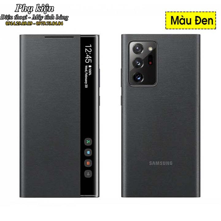 [Mã ELMSBC giảm 8% đơn 300K] Bao da Smart Clear View Cover Samsung Galaxy Note 20 Ultra/Note 20 Ultra 5G Fullbox