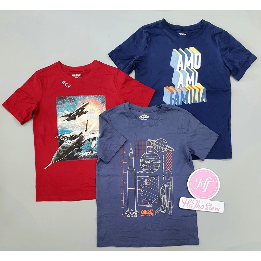 (SIZE 8Y) Áo thun 0SHK0SH cho bé trai 26-29kg