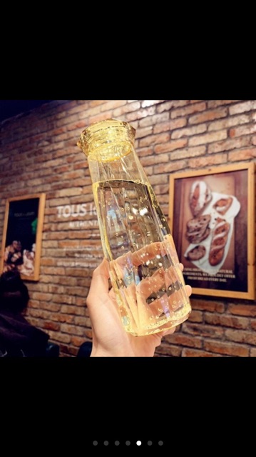 (XẢ HÀNG) Bình Thuỷ Tinh Kiểu Dáng Kim Cương 500ml.