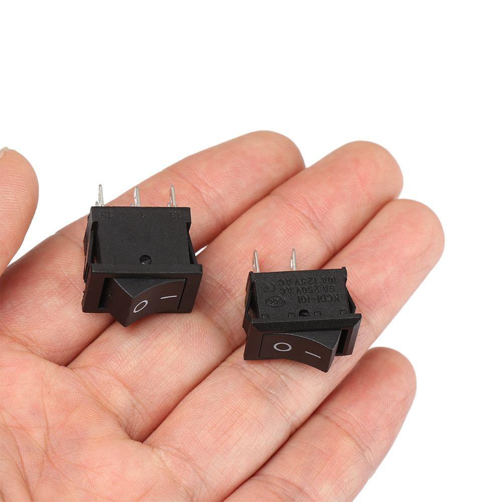 PISTA Set 5 Công Tắc Ấn 2 / 3 / 6Pin SPST Snap-in KCD1