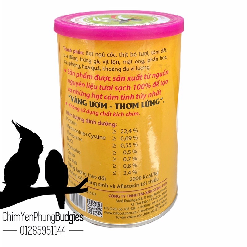 Hủ Cám Chào Mào Căng Lửa (Số 1) Bifood 320g - Bifood Hàng Cao Cấp [Thức Ăn Chào Mào]