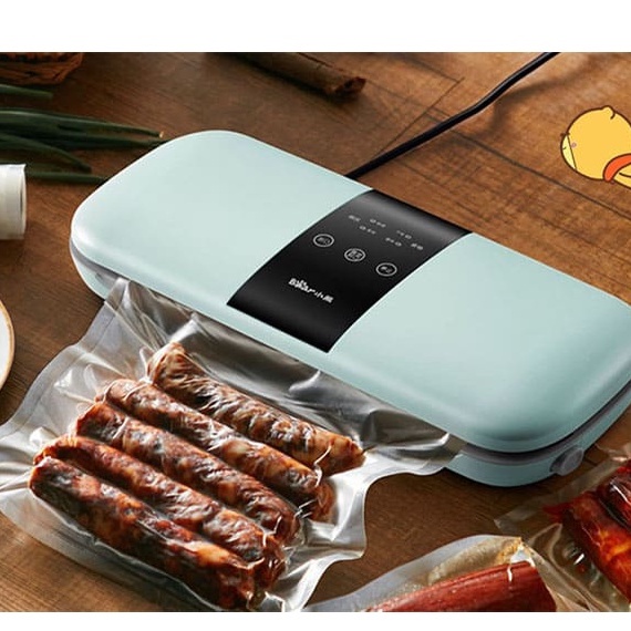 Máy hút chân không thực phẩm cầm tay mini Bear FKJ-B01B1 chính hãng, máy hút và hàn, TẶNG kèm túi hút, BH 12 tháng