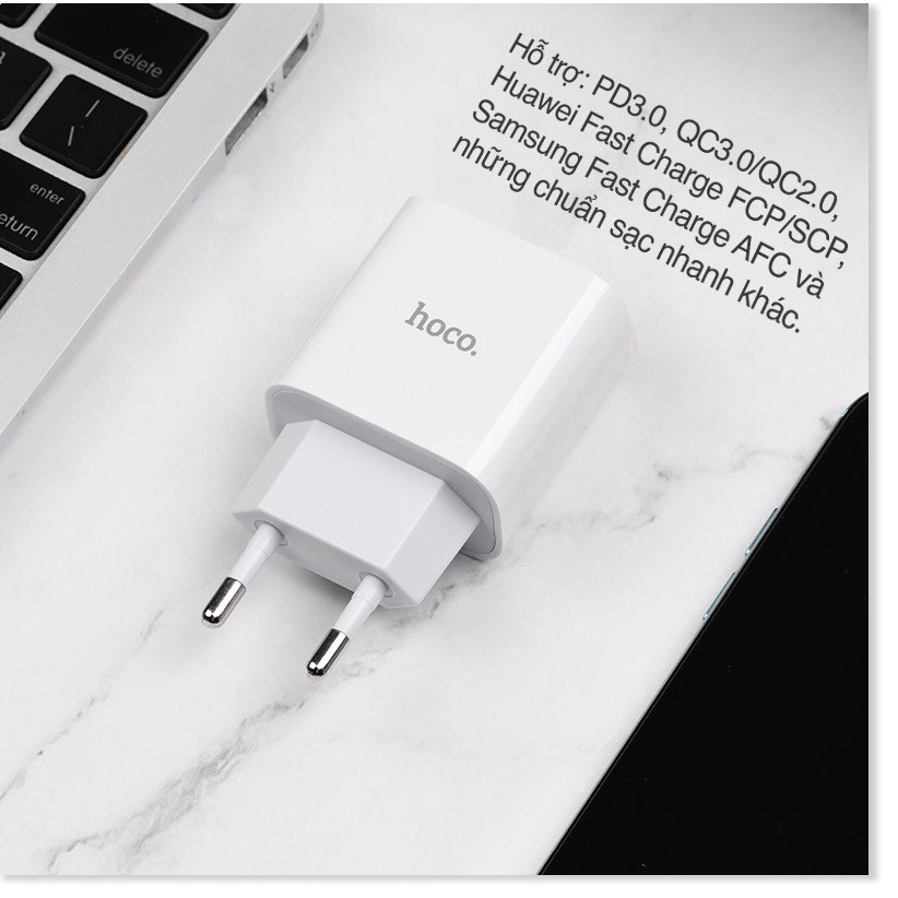 Cốc Sạc Hoco C76/C76A sạc nhanh QC3.0 và PD18W Cho MrPhukient phone - Table tự động nhận dạng thiết bị - MrPhukien