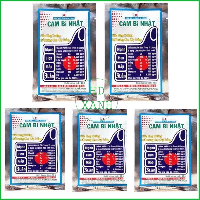 Cam bi nhật siêu tăng trưởng bổ dưỡng cho cây gói 30g