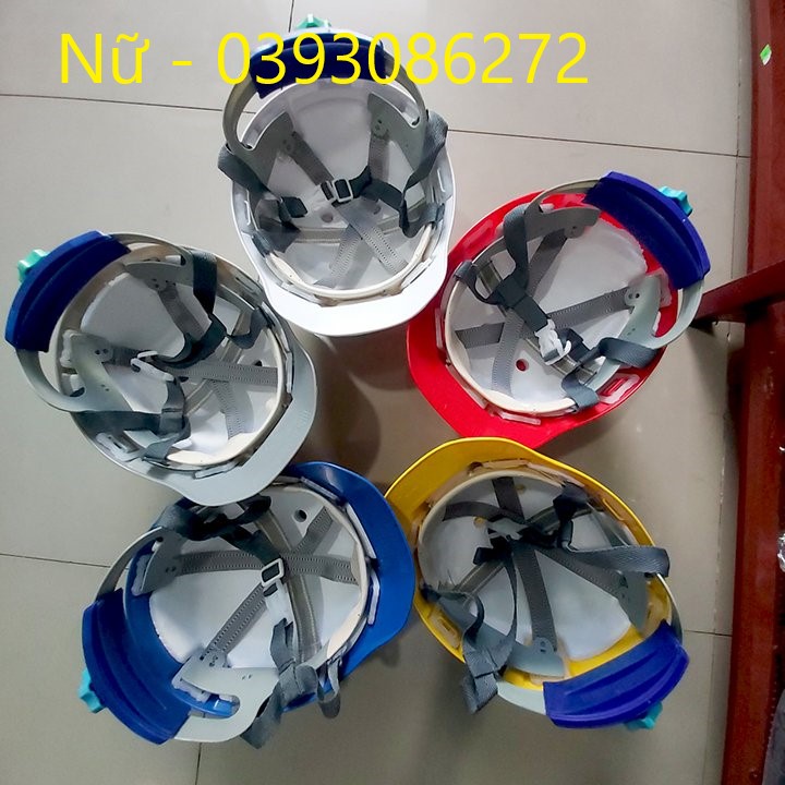 Mũ bảo hộ lao động kiểu SSEDA IV hàn quốc khóa vặn nón bảo hộ lao động bảo vệ đầu khi làm việc công trình