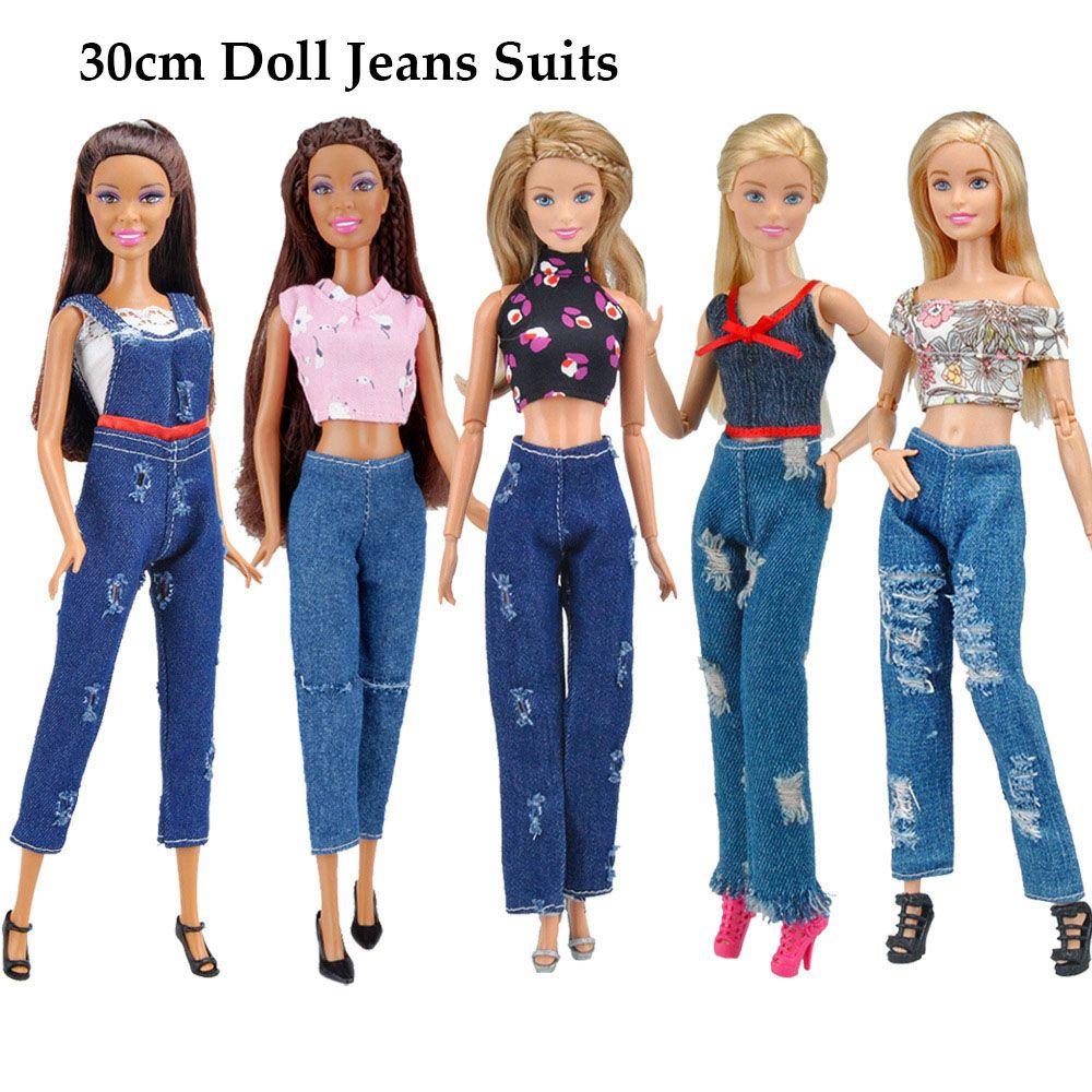 RAINBOW 30cm Casual Wear Newest Girl Clothes Dolls Dress Kids Gift Toy DIY Doll Accessories