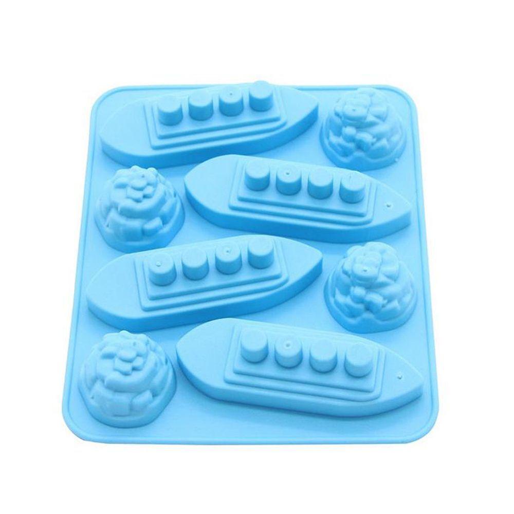 Khuôn Làm Kem / Bánh Pudding Hình Tàu Titanic Màu Trơn Tiện Dụng Cho Mùa Hè