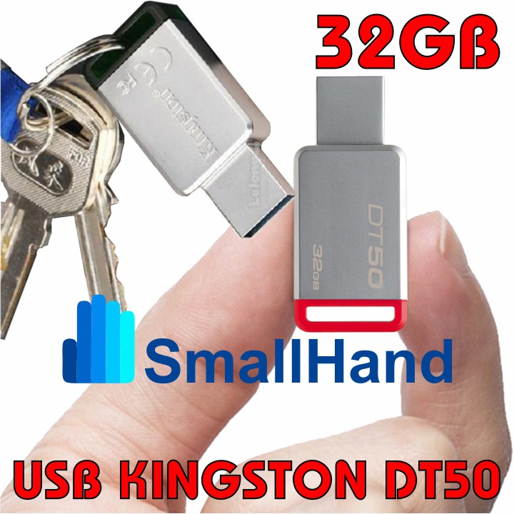 USB 32GB Kingston DataTraveler DT50 – Vỏ thép nguyên khối – Chịu va đập – Kháng nước – CHÍNH HÃNG – Bảo hành 5 năm