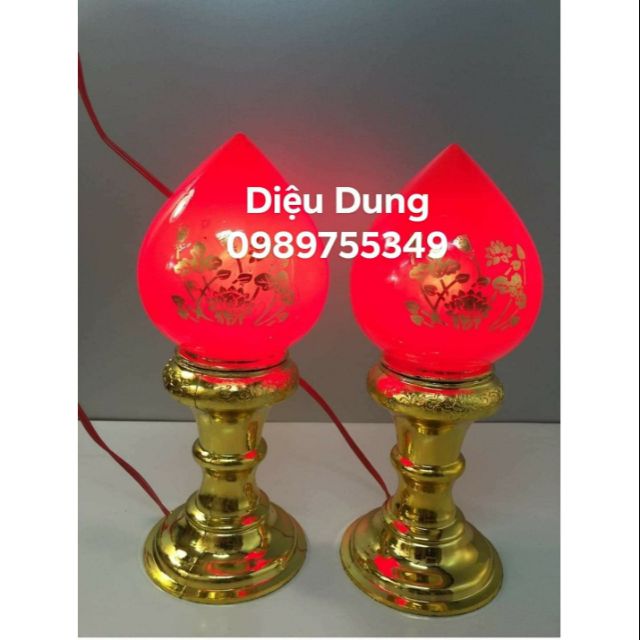 Đèn Đào các cỡ, Đèn thờ hình quả đào