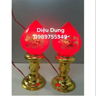 Đèn Đào các cỡ, Đèn thờ hình quả đào