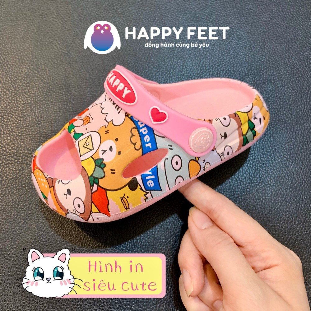 Sục hở mũi trẻ em Happy Feet siêu nhẹ cho bé trai bé gái từ 1-4 tuổi -No860