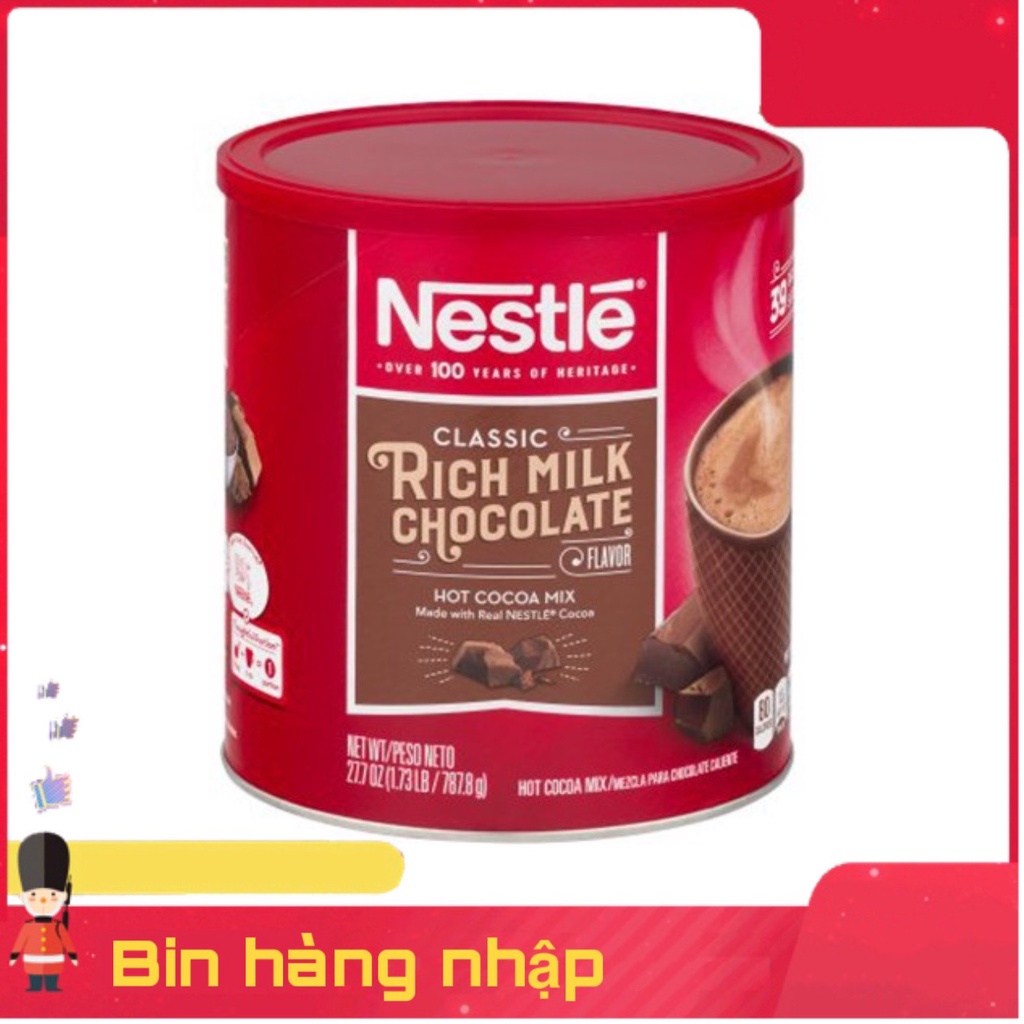 Cacao Nestle Rich Milk Chocolate Flavor 787g