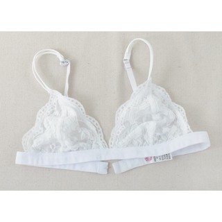 Áo lot ren không gọng đệm đen và trắng - Chất Store