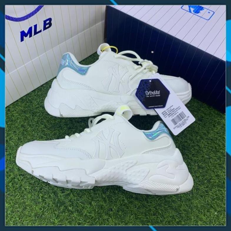 [FreeShip+ Hàng Xịn] Giày thể thao Mlb gót xanh Hàng 1:1 Chuẩn, Giày Mlb Cao cấp Full phụ kiện