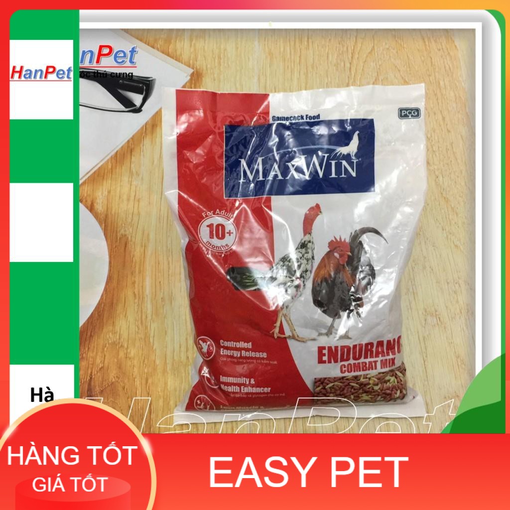 HN-Cám gà chọi Maxwin - thức ăn gà đá - kích thích phát triển cơ - gói 1kg (hàng nhập Thái) (hanpet 614)