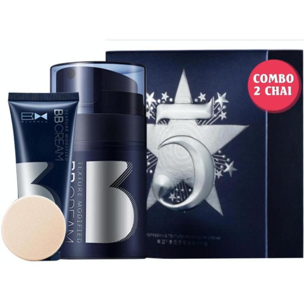 [Hộp 2 chai] BB Cream Kem Nền Trắng Da Giữ Ẩm Che Khuyết Điểm , Nền Trang Điểm Mặt Làm Đẹp Cho Nam 5.0 | BigBuy360 - bigbuy360.vn