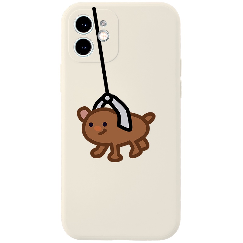 Ốp lưng GUMAN chống bẩn cặp đôi dễ thương đẹp cho iPhone 14 13 12 11 Pro Max SE 2020 X XR XS 8 7 ip 6S 6 Plus kute XYB280