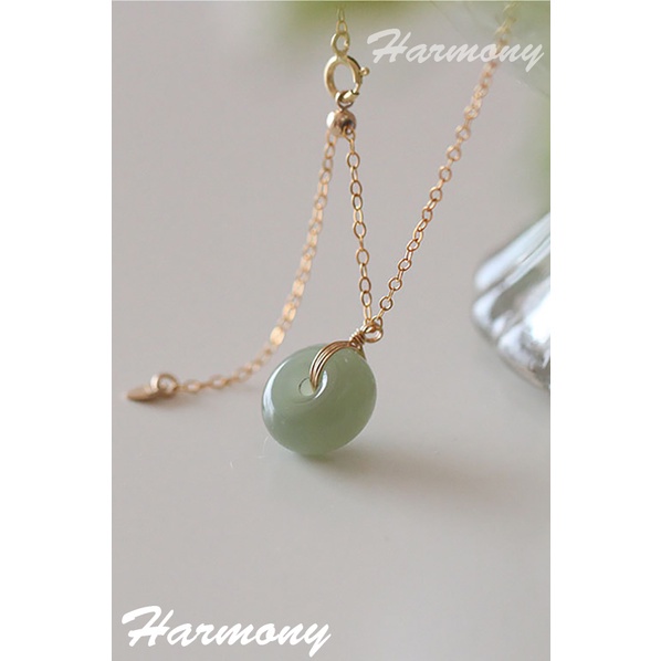 Mặt dây chuyền, lắc tay nữ ngọc bích nhân tạo Hetian sang chảnh, ý nghĩa | TRANG SỨC BẠC HARMONY