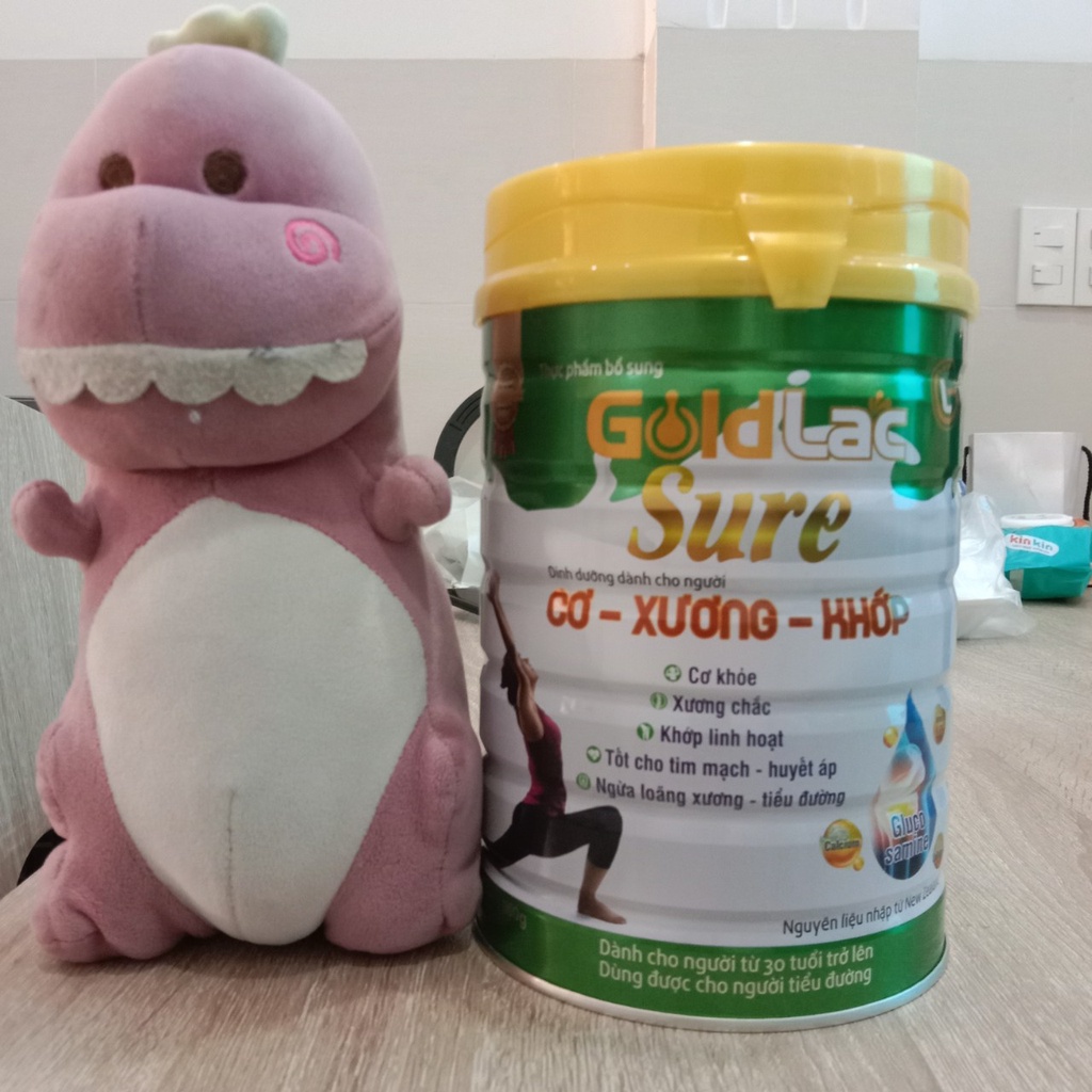 Sữa bột Goldlac Sure 900g dành riêng cho người cơ xương khớp