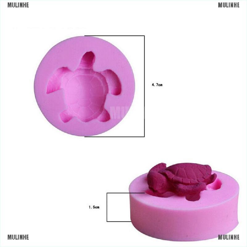 Khuôn Silicone Tạo Hình Làm Bánh Kẹo / Xà Phòng Hình Rùa Biển