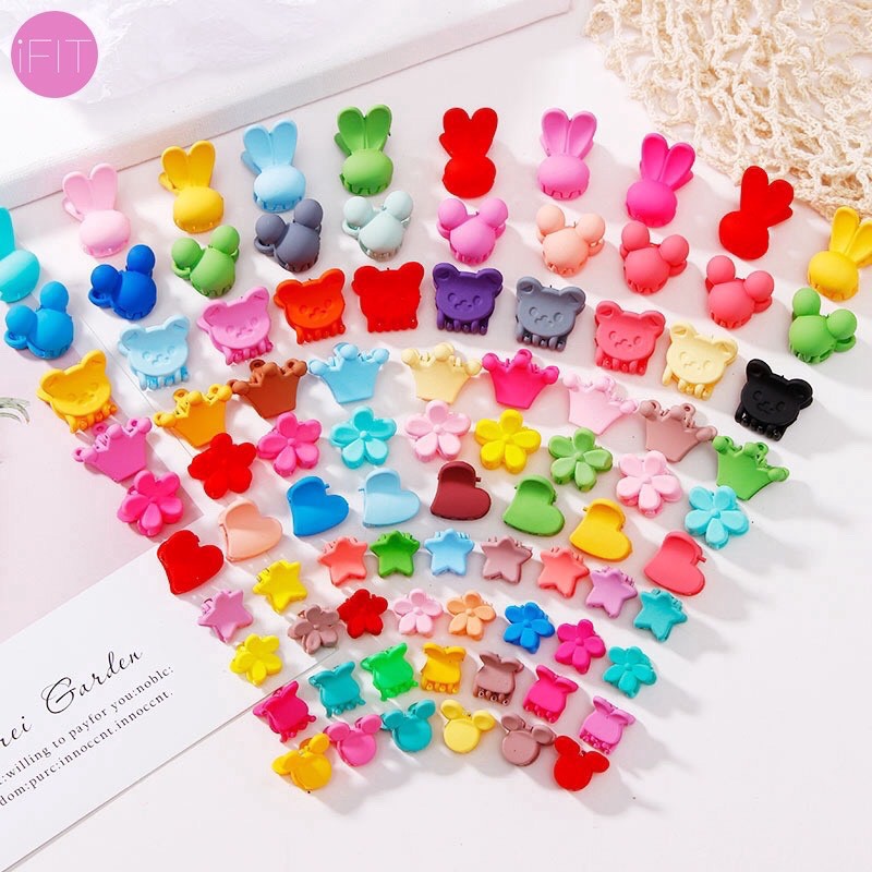 Túi 50 Kẹp Tóc Nhí Hoạt Hình Dễ Thương