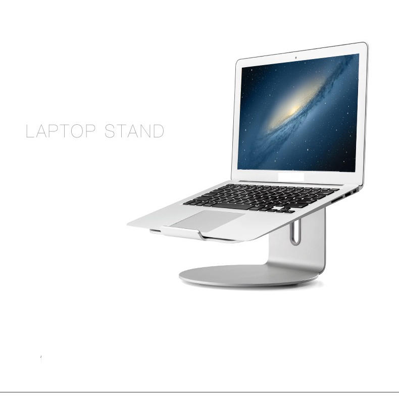 Digimix - Stand Laptop A360 nâng đỡ kê tản nhiệt Macbook, máy tính xách tay cao cấp, chân đế xoay 360 độ dày dặn.