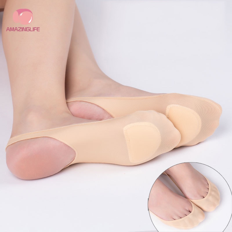 1 Đôi Vớ Thuyền Vô Hình Chống Trượt / Mỏng Bằng Silicone Cho Nữ Mang Giày Cao Gót