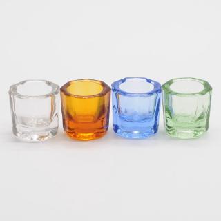 [Hàng mới về] Cốc trộn chất trám răng nha khoa hình bát giác bằng thủy tinh sử dụng cho hộ gia đình