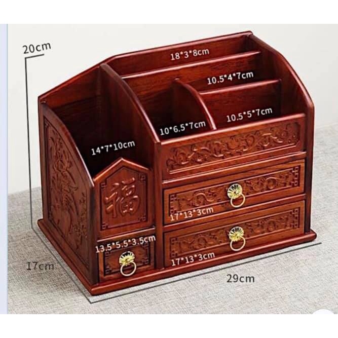 HỘP ĐỰNG ĐA NĂNG - GỖ HƯƠNG CAO CẤP SANG TRỌNG - TINH TẾ - ĐẲNG CẤP Sản Phẩm Phù Hợp Dành Cho Bàn Làm Việc-Phòng