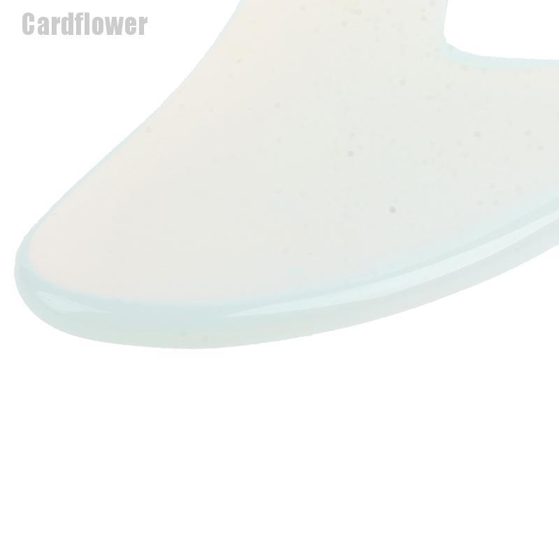 【CAD】1X Guasha Board Opalite Stone Scraper Massage Tool Heart Shaped Massage Pressure@#818