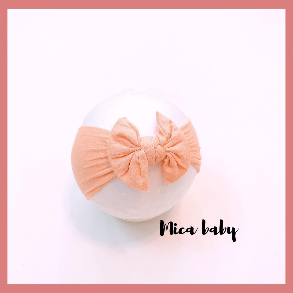 Băng đô nơ màu kẹo dễ thương cho bé Mica baby BD59