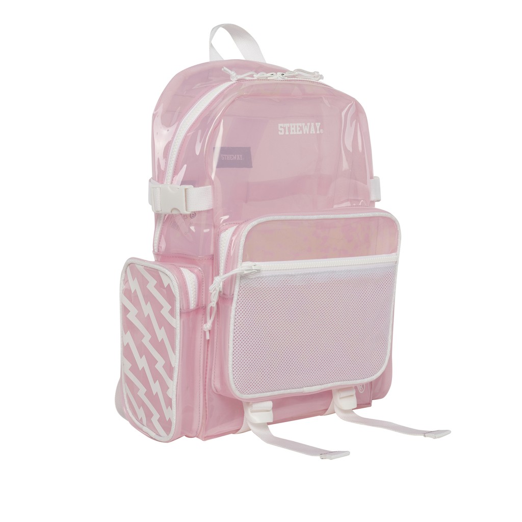 5THEWAY® /plastic/ ROCKET BACKPACK™ in PINK™ aka Balo Trong Suốt Hồng