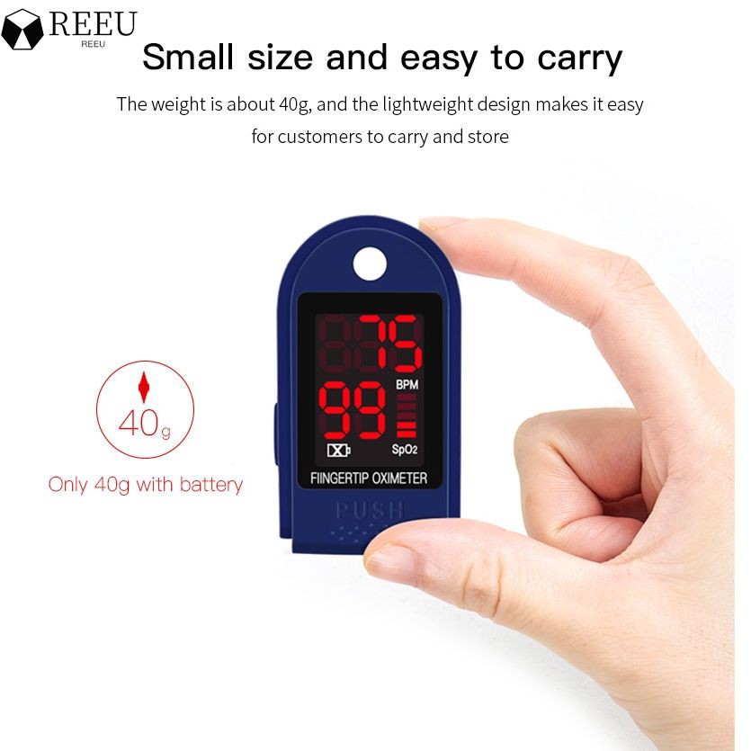 ▶ 24hour Sleep Fingertip Pulse Oximeter Blood Oxygen Monitor SpO2 O2 sensor [REEU]