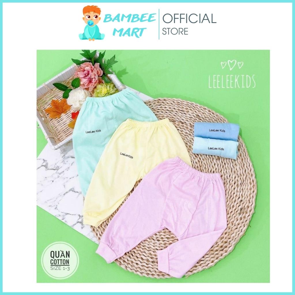Quần Dài Quần Chục Dài Cho Bé Trai Bé Gái Chất Cotton Mềm Mịn QD01 BamBee Mart