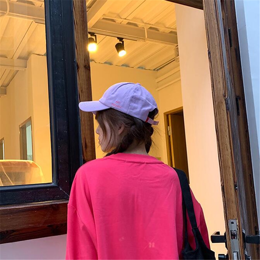 Mũ Lưỡi Trai Thêu Chữ Phong Cách Hàn Quốc Cho Học Sinh