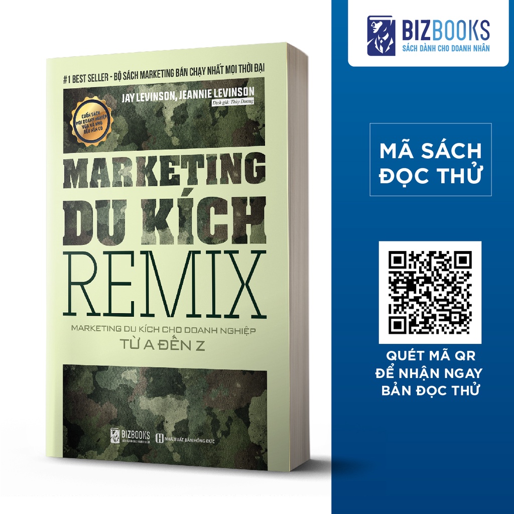 BIZBOOKS - Sách - Marketing Du Kích Remix: Marketing Du Kích Cho Doanh Nghiệp Từ A Đến Z