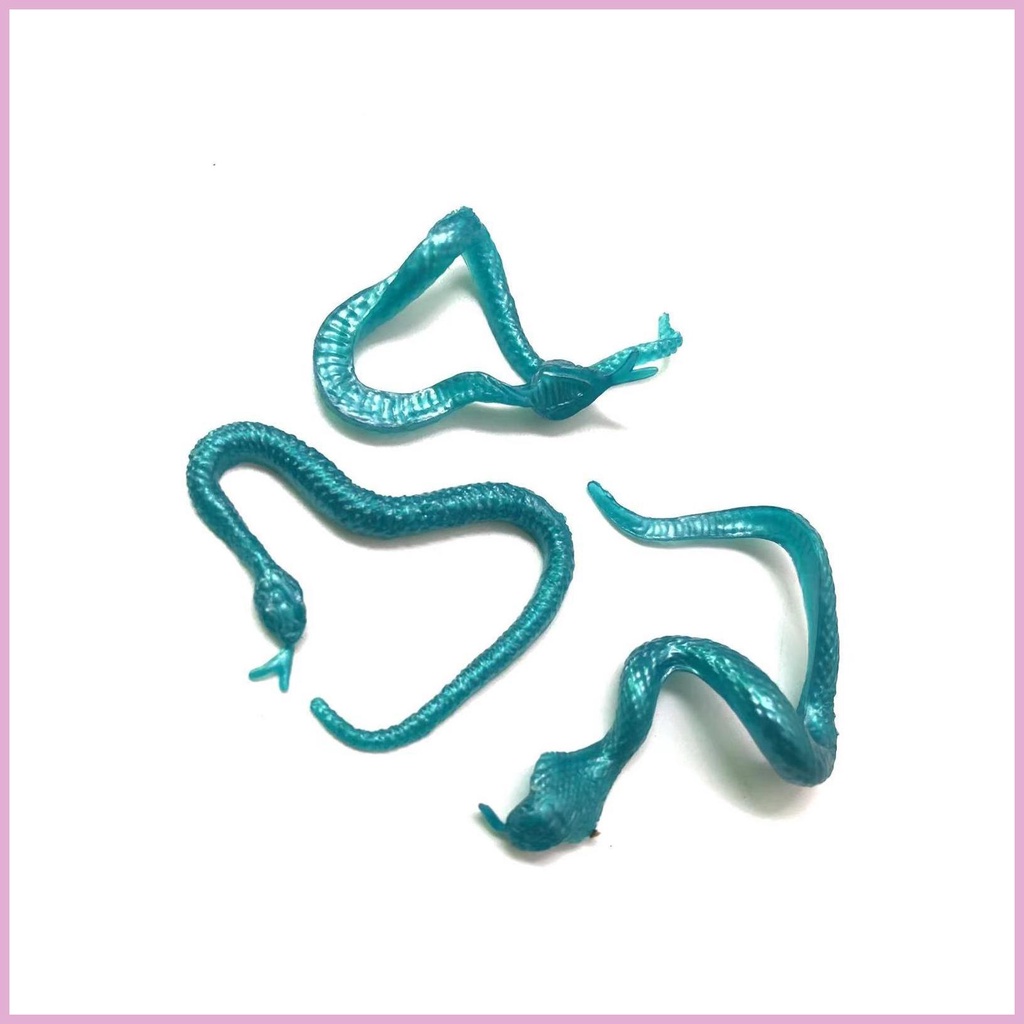 Bộ 30 Rắn Giả Đồ Chơi Bằng Nhựa Dùng Trang Trí Tiệc