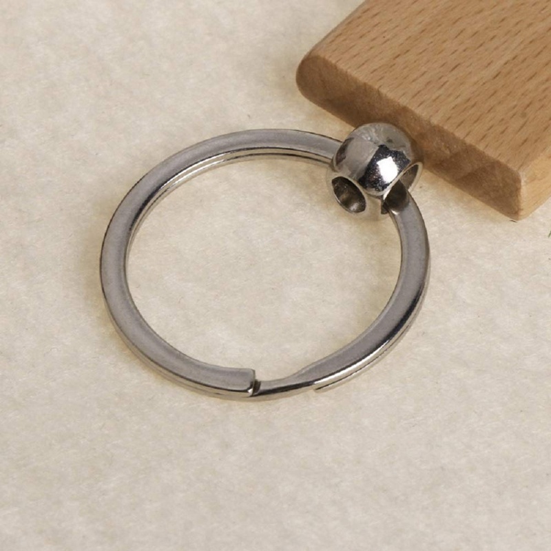 Set 40 Móc Khóa Gỗ Trơn Khắc Chữ Nhật Diy