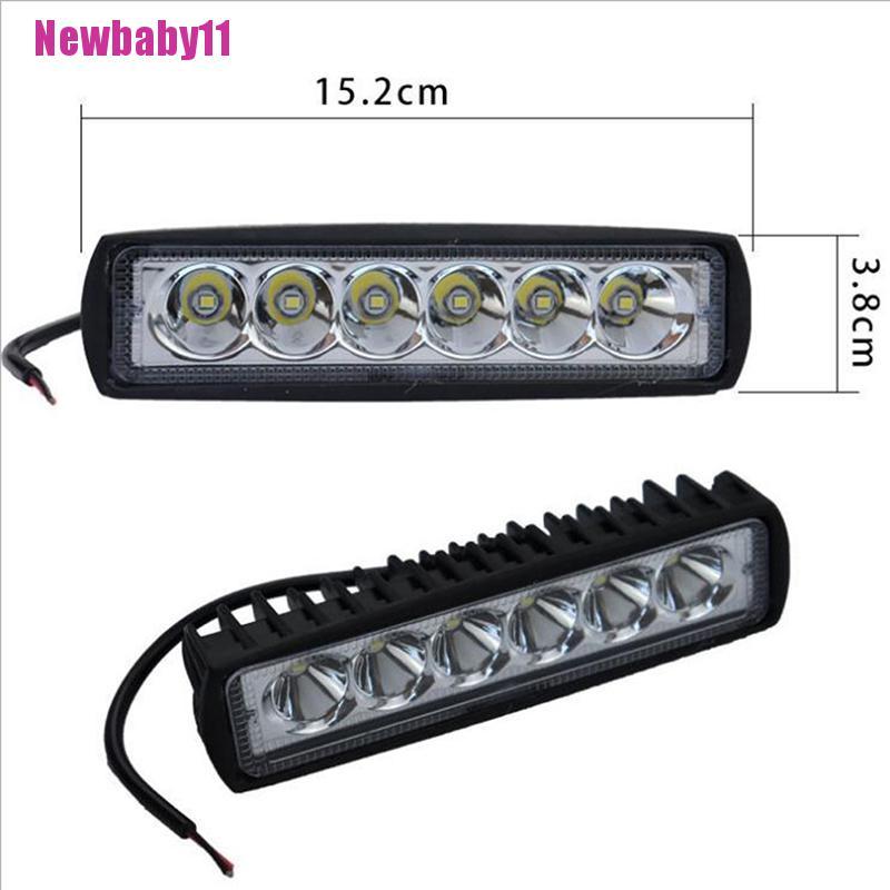 Thanh Đèn Led 6 Bóng 6inch 18w 11v Cho Xe Hơi