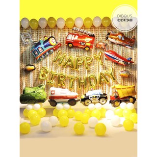 SET TRANG TRÍ SINH NHẬT BÉ TRAI TRỌN GÓI-BÓNG BAY Ô TÔ GIÁ RẺ-TỔ CHỨC SINH NHẬT TẠI NHÀ-BÓNG BAY GIÁ SỈ-BÓNG XE Ô TÔ