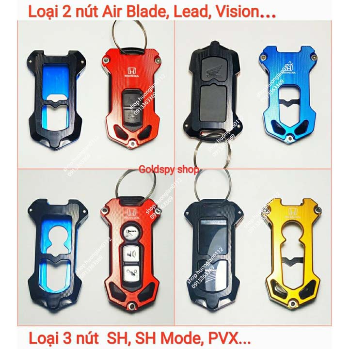 ( Hàng Chất, giá tốt ) Bao bọc chìa khóa Honda Smartkey SH, SH Mode, PCX, Lead, Air Blade, Vision, Vario ...