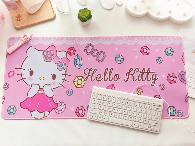 TẤM LÓT TRẢI BÀN PHÍM, LAPTOP, IPAD HELLO KITTY