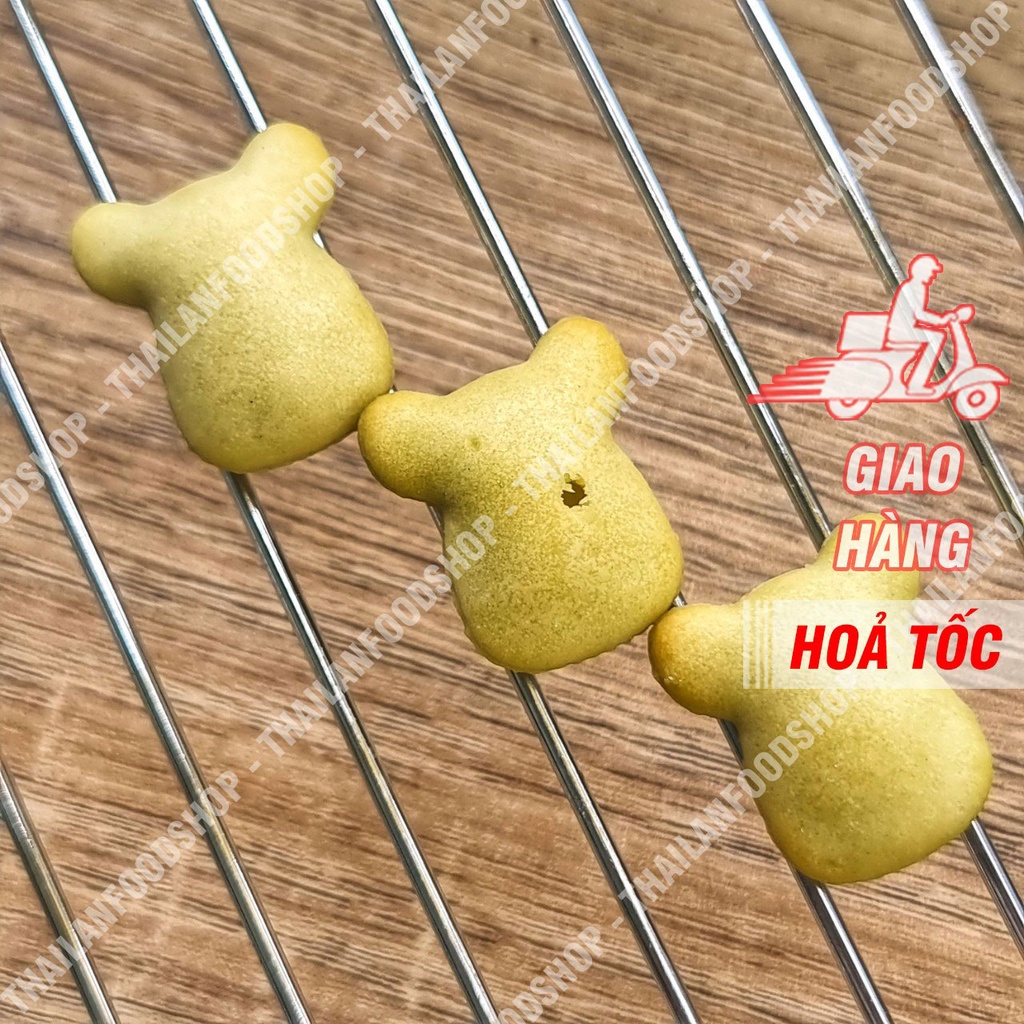 Bánh Gấu Chùm Ngây Nhân Kem Hiệu Moringa Lon 300gr