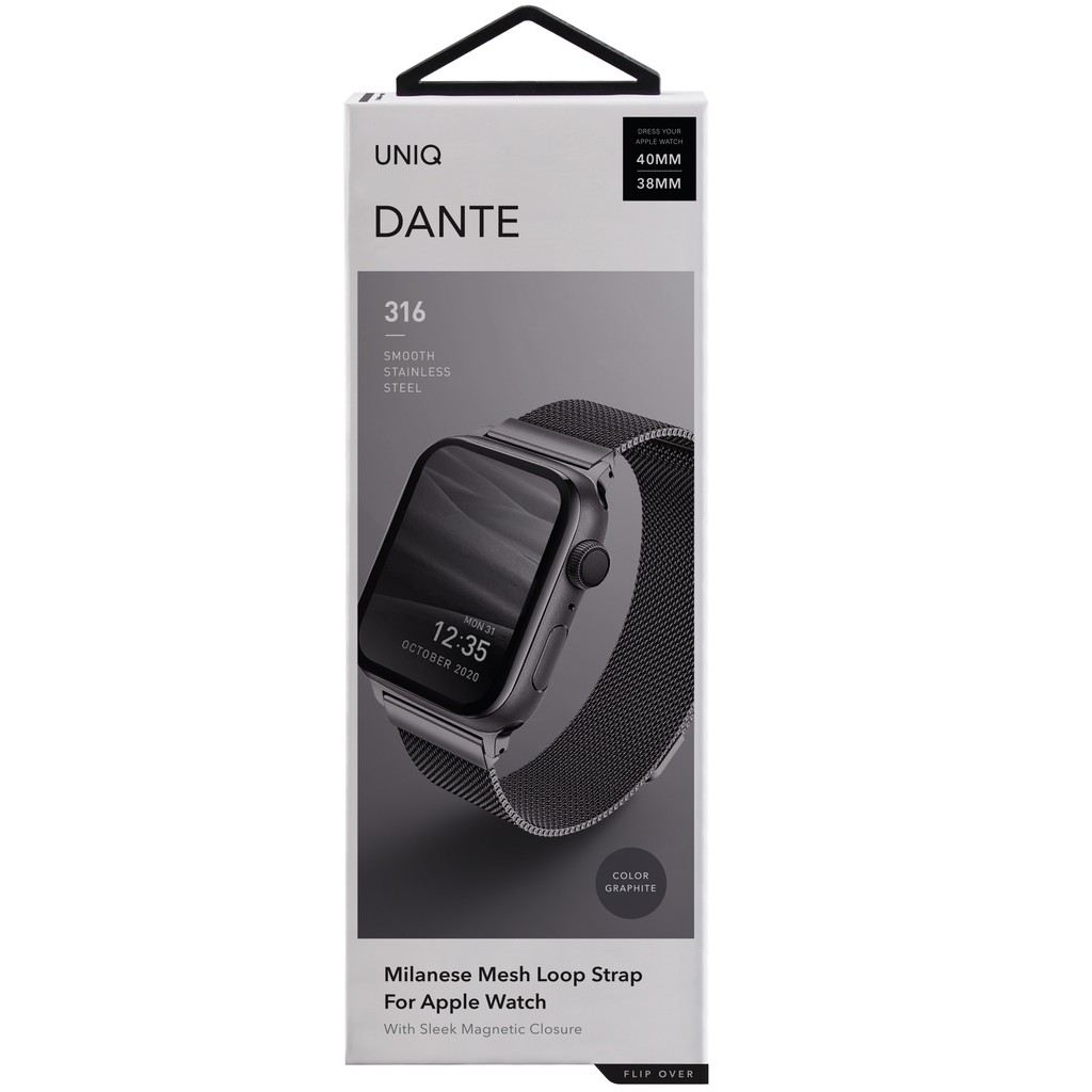 Dây Đeo UNIQ Dante Mesh Steel Strap Apple Watch 45mm / 41mm / 44mm / 42mm / 40mm / 38mm Series 4/5/6/SE