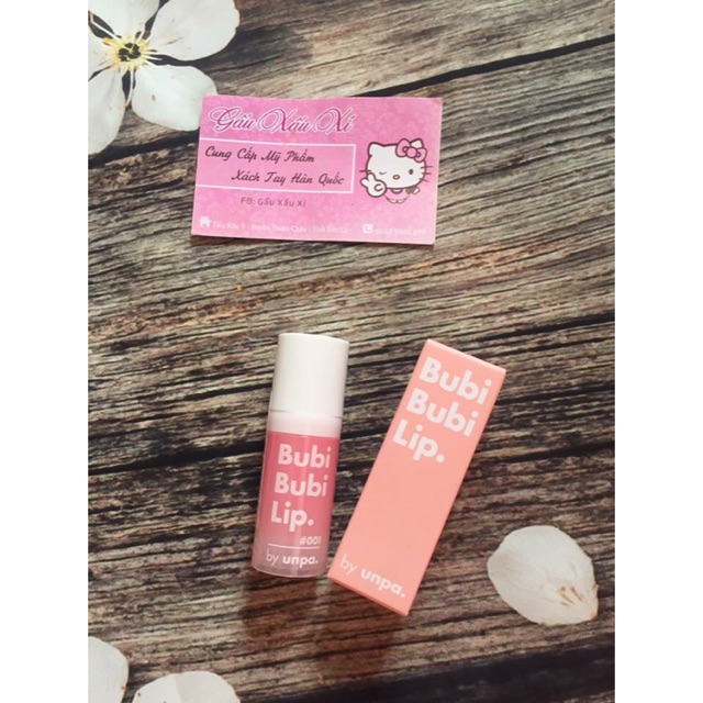 Tẩy tế bào chết sủi bọt môi bubi lip