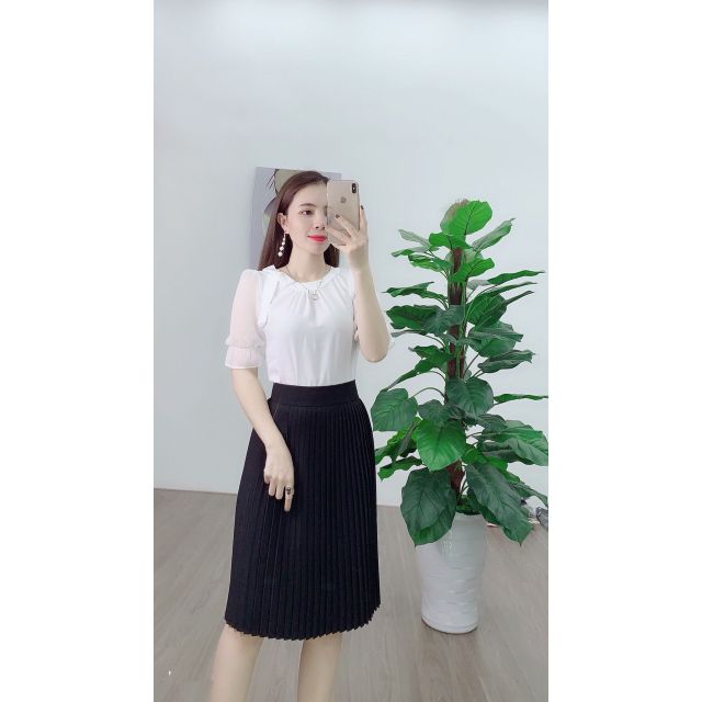 Combo bộ mặc nhà và sơ mi nơ