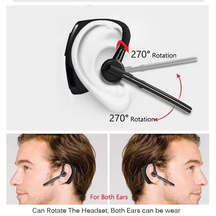 Tai nghe FREESHIP Tai Nghe Bluetooth V8 cao cấp, micro có thể kéo dài ngắn tùy chỉnh  nghe êm tai 2779