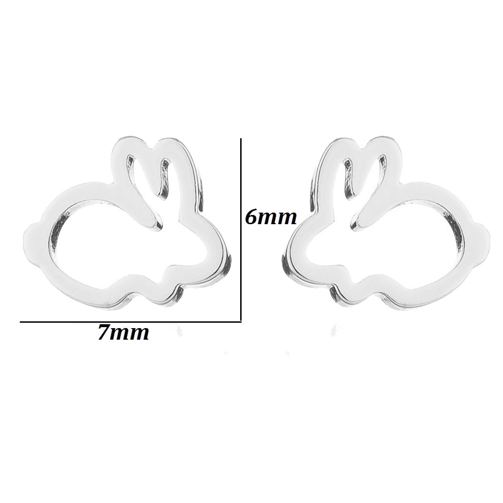 Hoa Tai Hình Tai Thỏ Đáng Yêu Cho Nữ