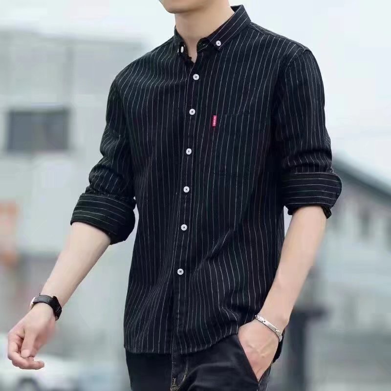 Áo Sơ Mi Caro Tay Dài Phong Cách Hàn Quốc Thời Trang Mùa Thu Mới Dành Cho Bé Trai 2021